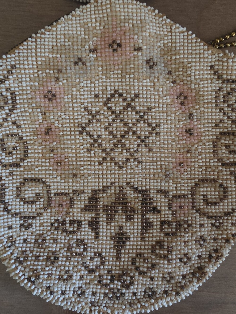Vintage 1930s Czech Glass Seed Beaded Bag - Picture 4 of 16